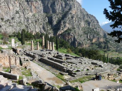 Apollon-Tempel in Delphi