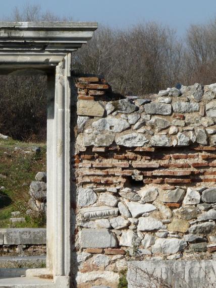 Byzantinische Mauern in Philippi